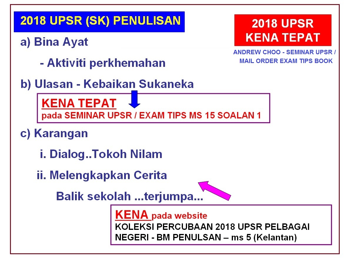 Soalan Percubaan Upsr 2019 Bahasa Melayu Sjkc - sampelkertas